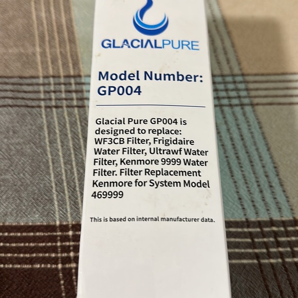NEW GLACIALPURE REPLACEMENT FILTER MODEL NUMBER GP004 - Picture 14 of 14